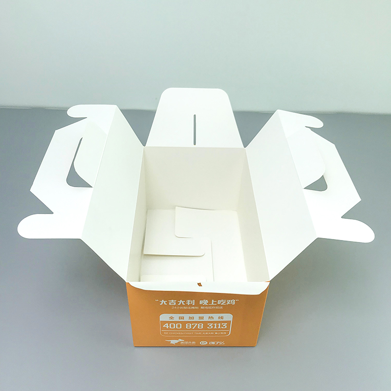 初次做鸡手提炸鸡盒