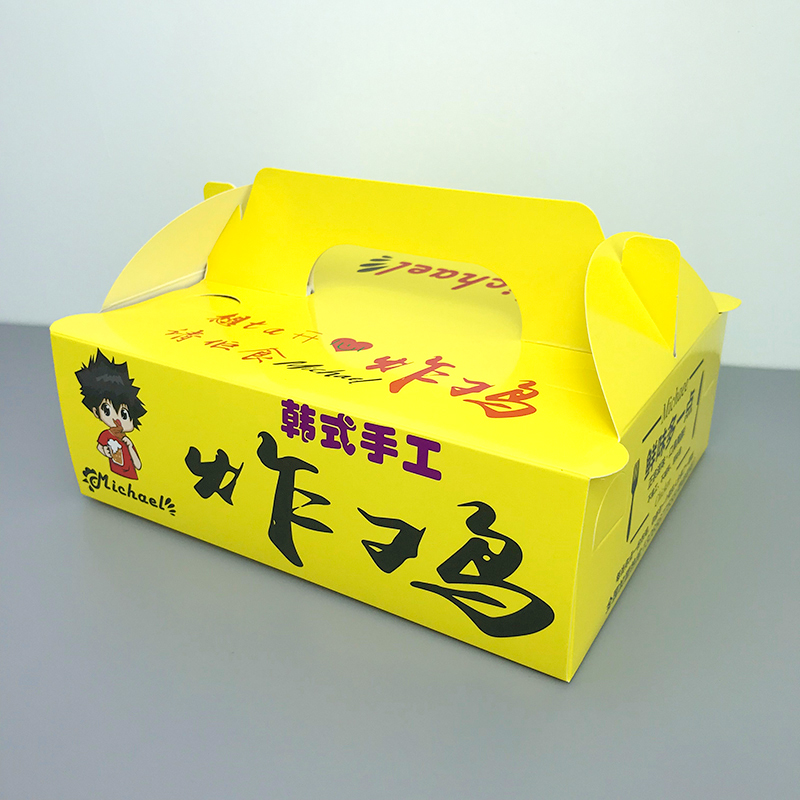 分格式手提炸鸡盒